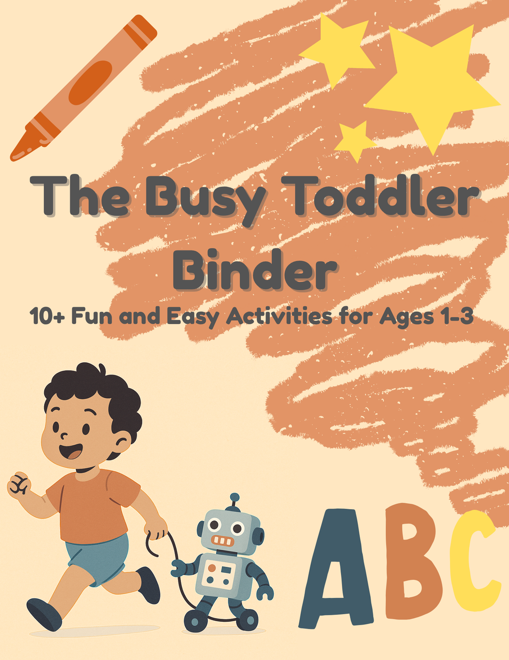 Busy Toddler Binder – Homeschool Learning Activities (PDF Pattern)