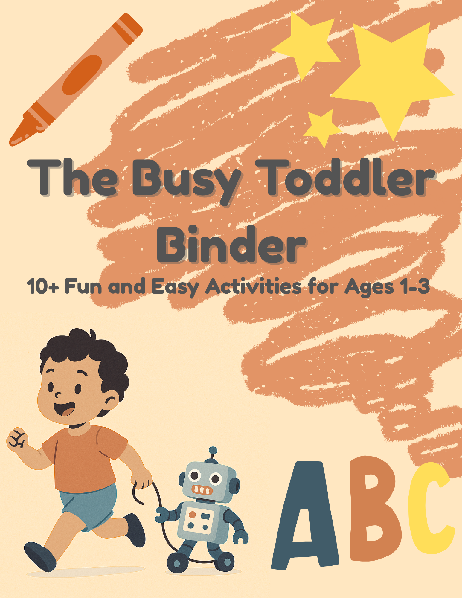 Busy Toddler Binder – Homeschool Learning Activities (PDF Pattern)
