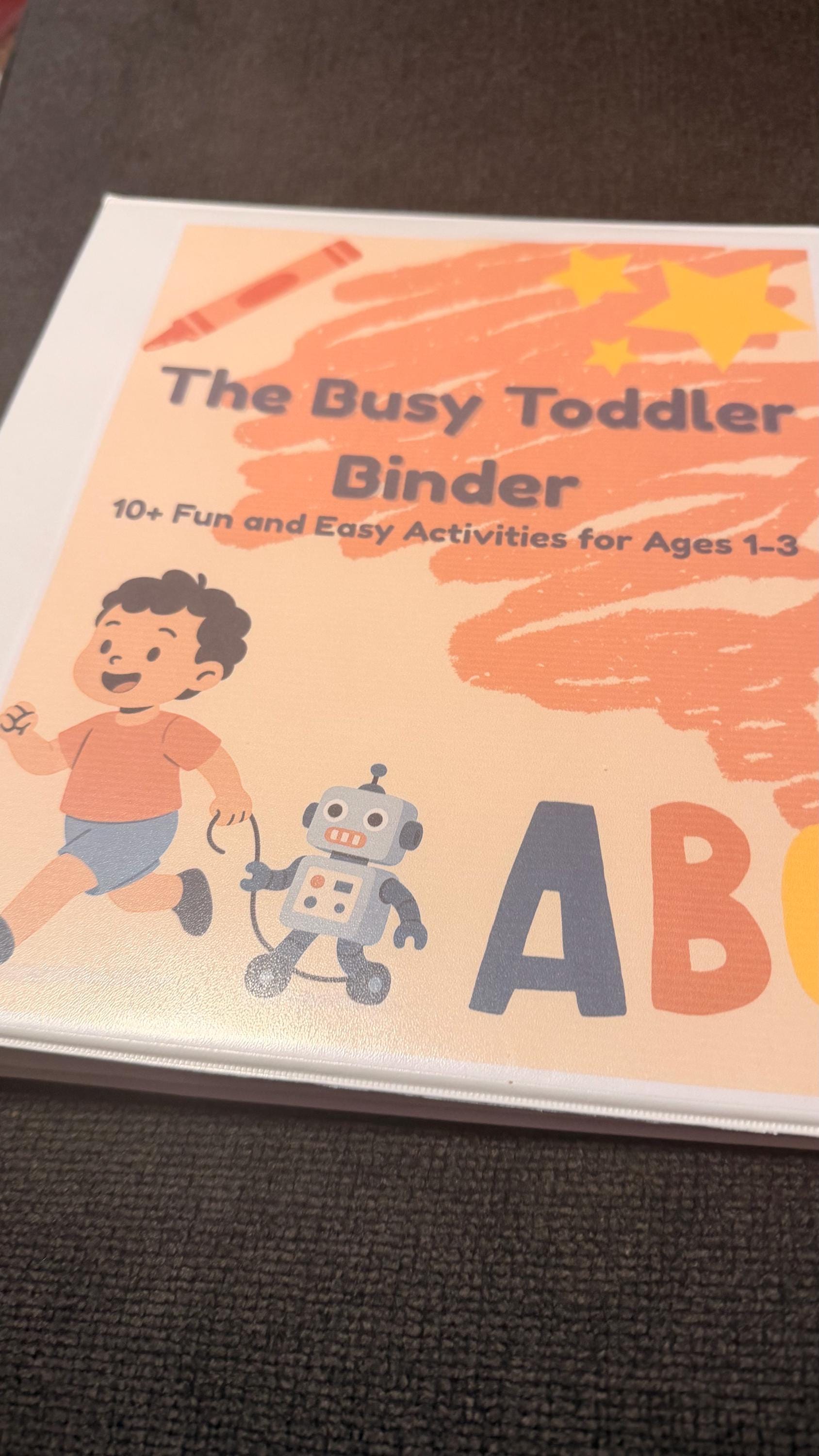 Busy toddler Binder— homeschool activities, Toddler, Education