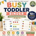 Busy Toddler Binder – Homeschool Learning Activities (PDF Pattern)