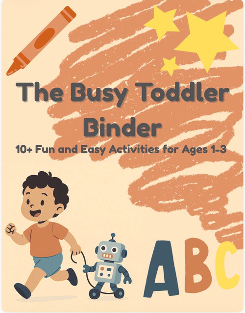 Busy Toddler Binder – Homeschool Learning Activities (PDF Pattern)
